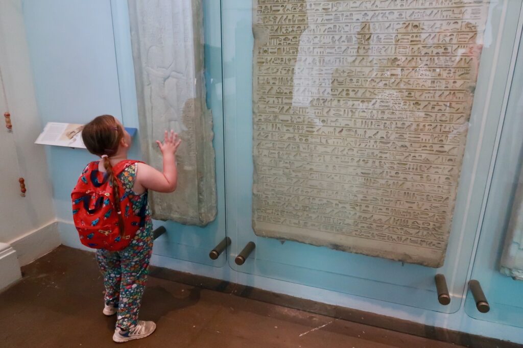 Erin at the British Museum