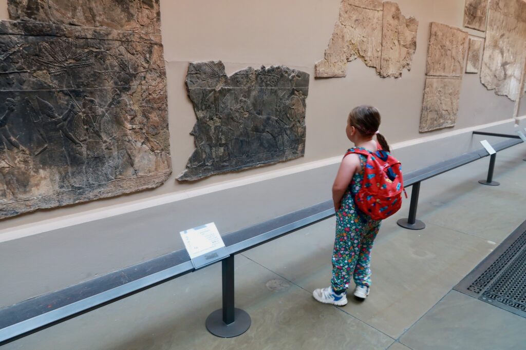 Erin at the British Museum