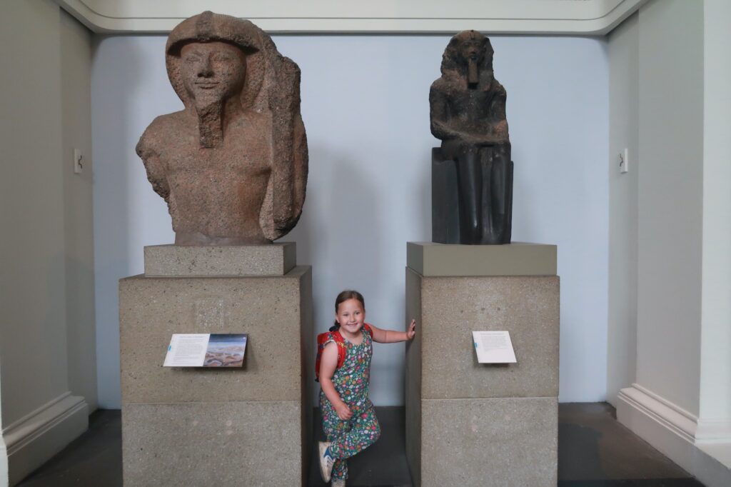 Erin at the British Museum