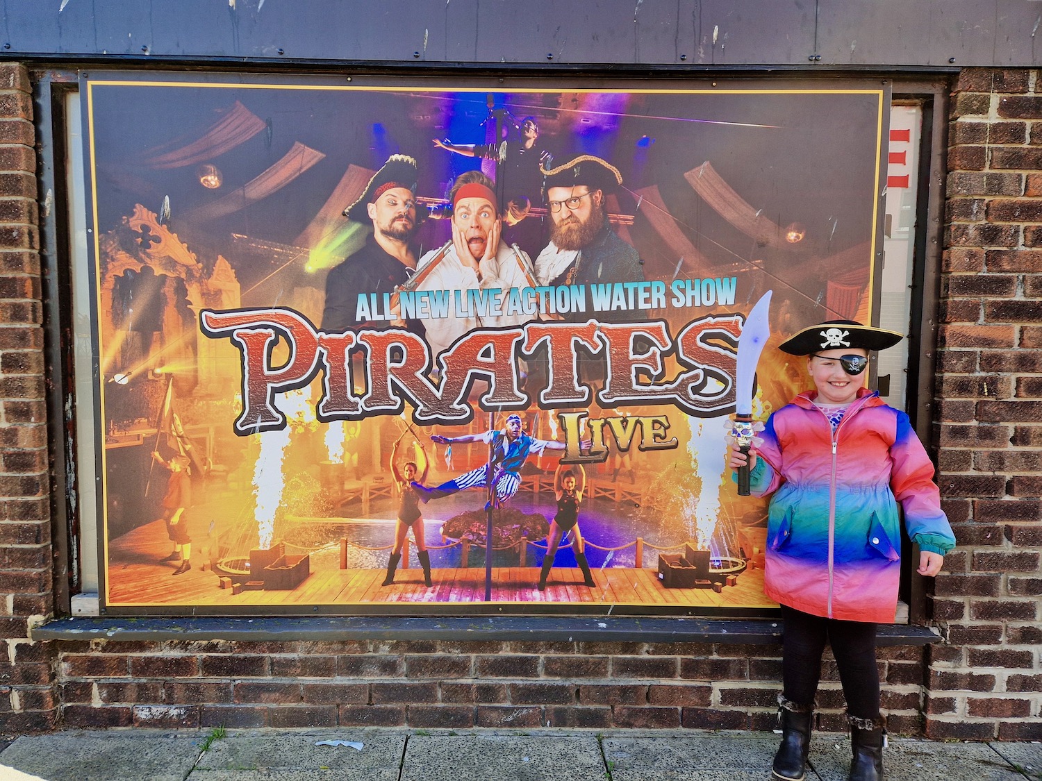 Great Yarmouth Hippodrome Pirates Live advertising board