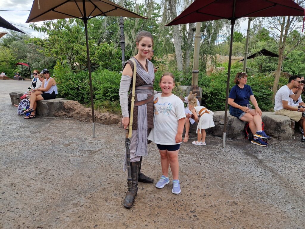 Erin and Rey at Hollywood Studios