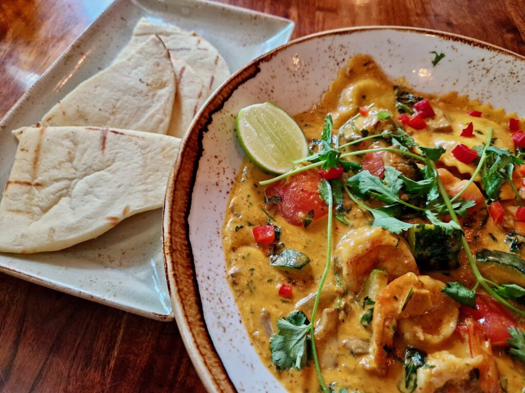 Malaysian Seafood Curry at Yak and Yeti Animal Kingdom