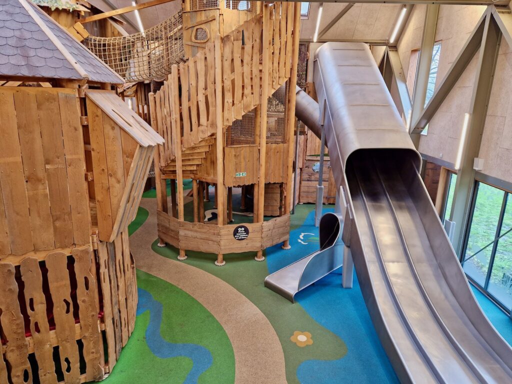 View of indoor play area Wild Rootz at Pensthorpe