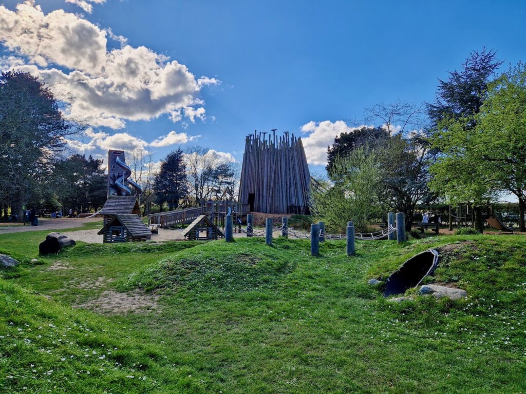 WildRootz outdoor play area at Pensthorpe