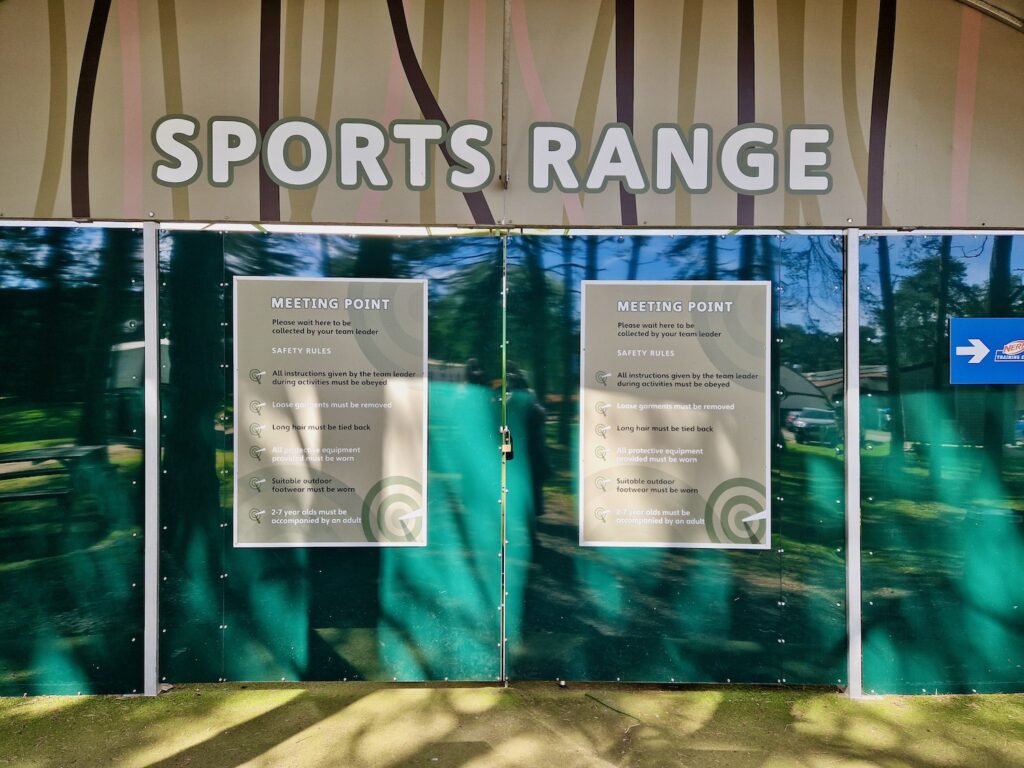 Sports range at Haven rules