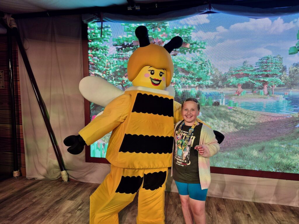 Character meet and greet at Legoland