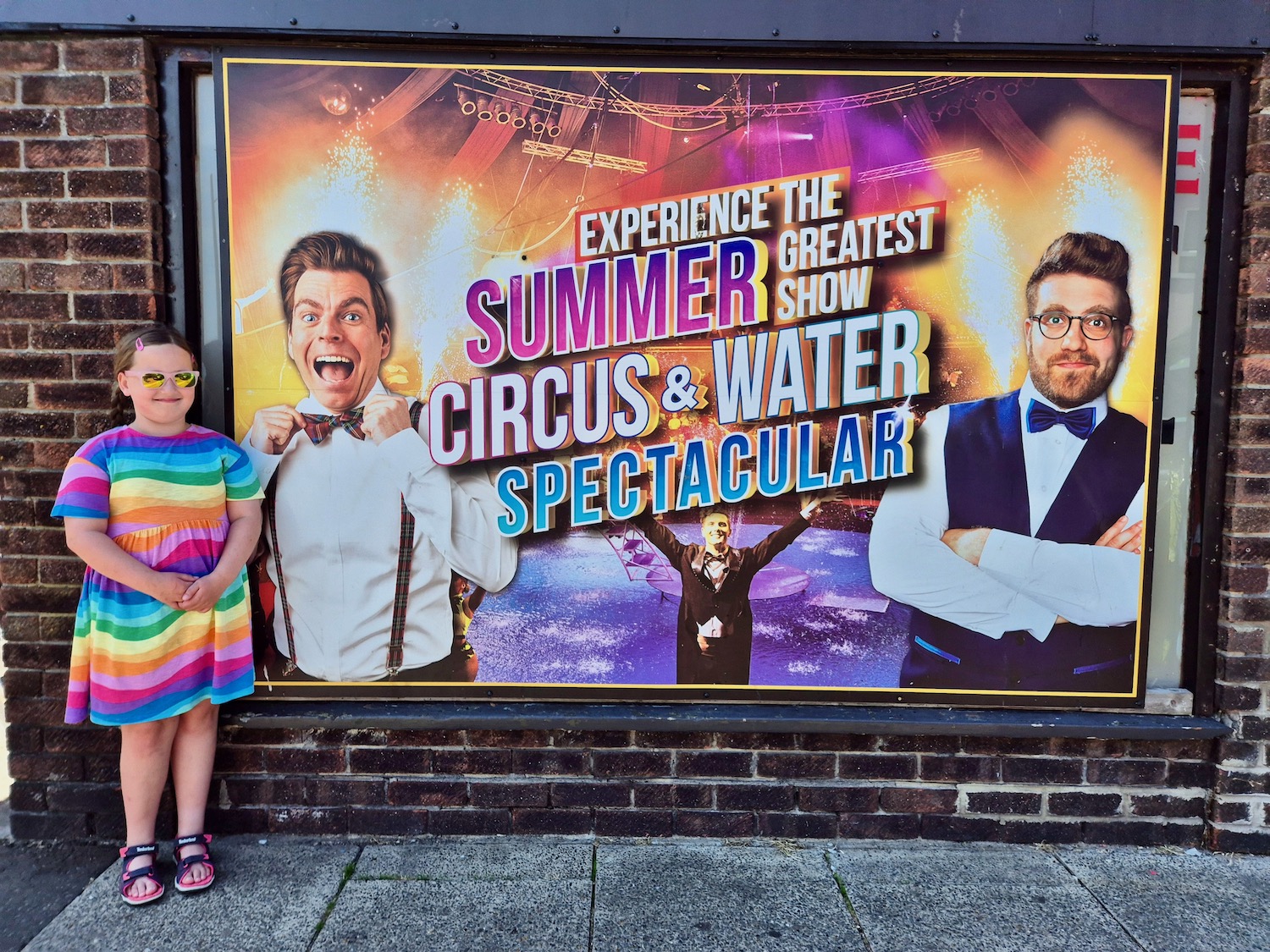 Erin with the Champions Great Yarmouth Hippodrome poster