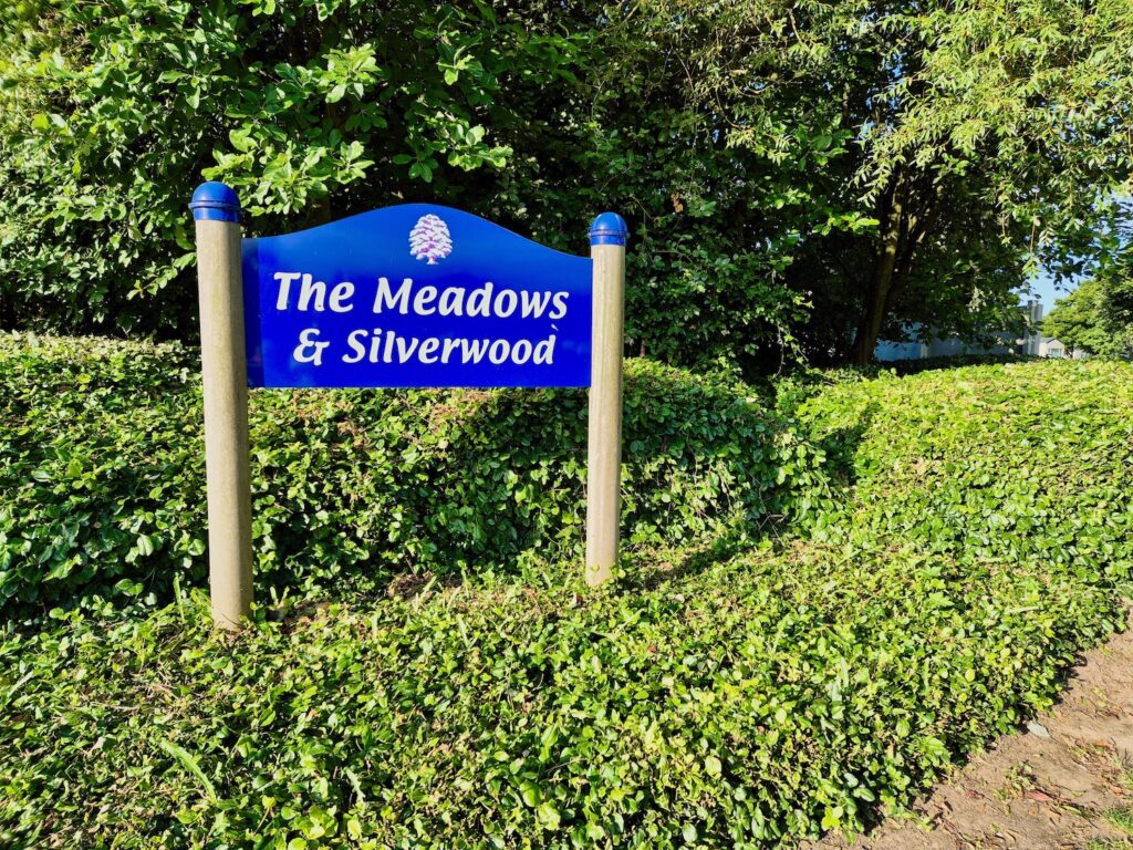 Haven Cleethorpes Beach sign to The Meadows and Silverwood