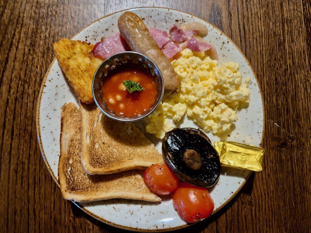 Legoland Clubhouse full English breakfast