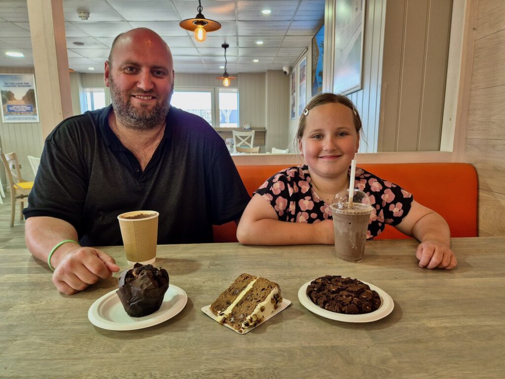 Cakes and drinks from Richardson's Coastal Cafe