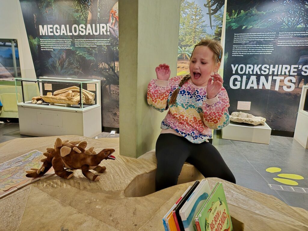 Dinosaur area at Yorkshire Museum