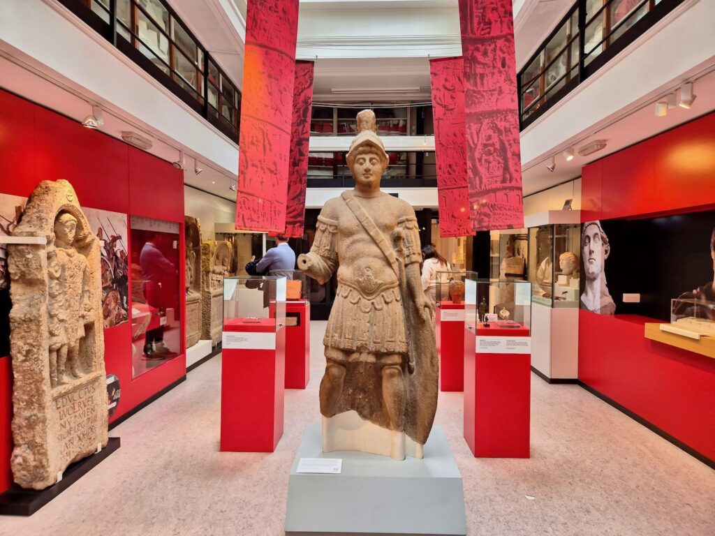 Roman exhibit at the Yorkshire Museum