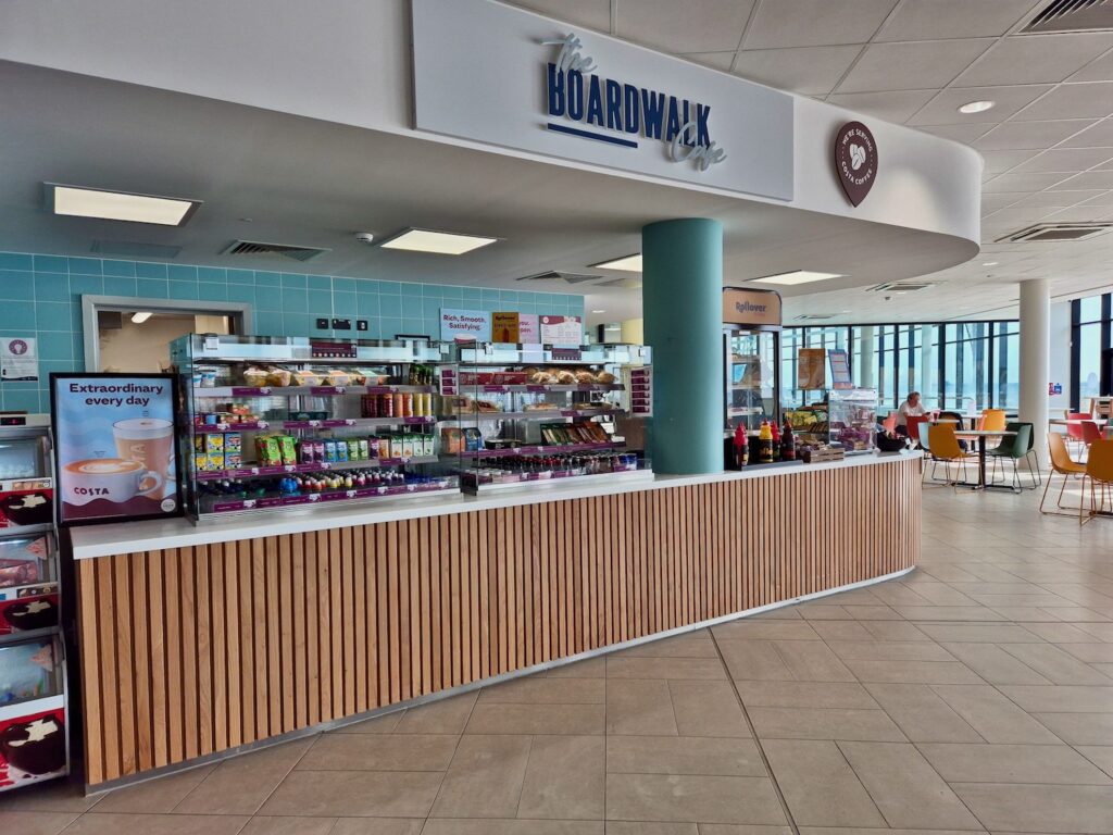 The Boardwalk Cafe at the Marina Centre