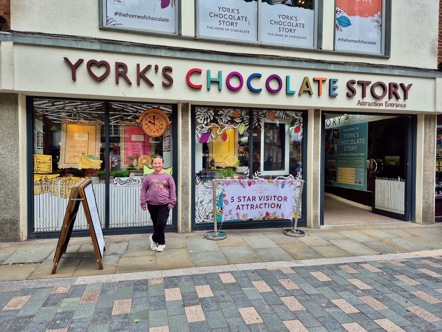 York's Chocolate Story entrance