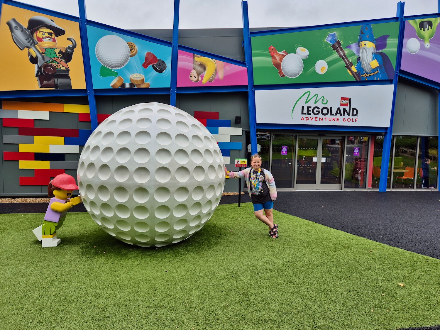 Entrance to Legoland adventure golf