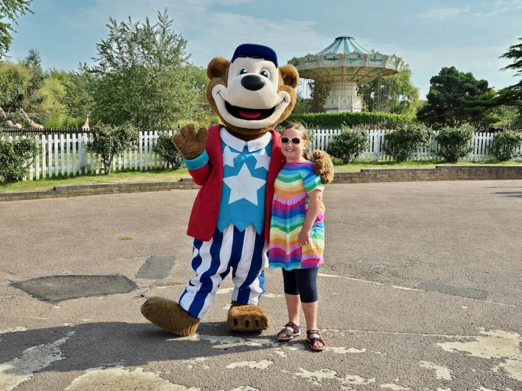 Erin with Woody the Bear