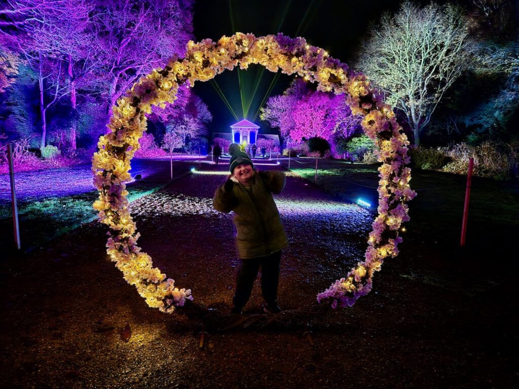 Flower ring at Garden of Lights at Blickling