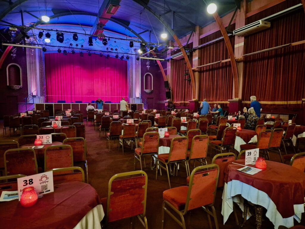 Seating area at the Gorleston Pavilion