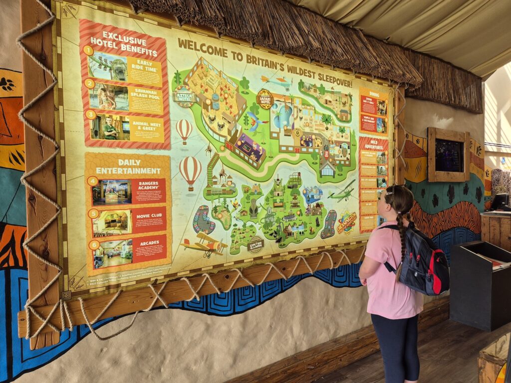 Chessington Hotel Map